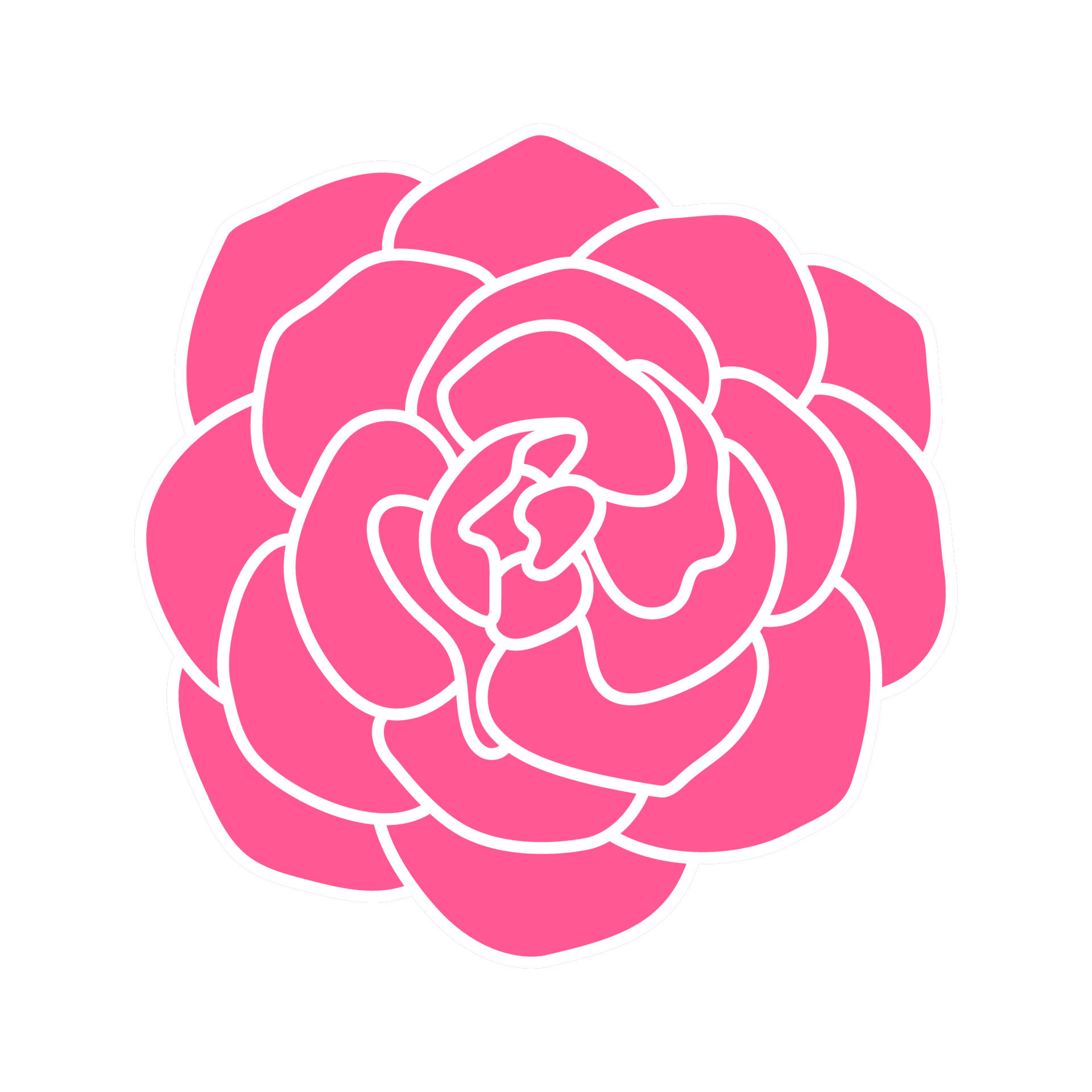 Pink rose icon wedding design, Vector illustration, Eps10 9876402 ...