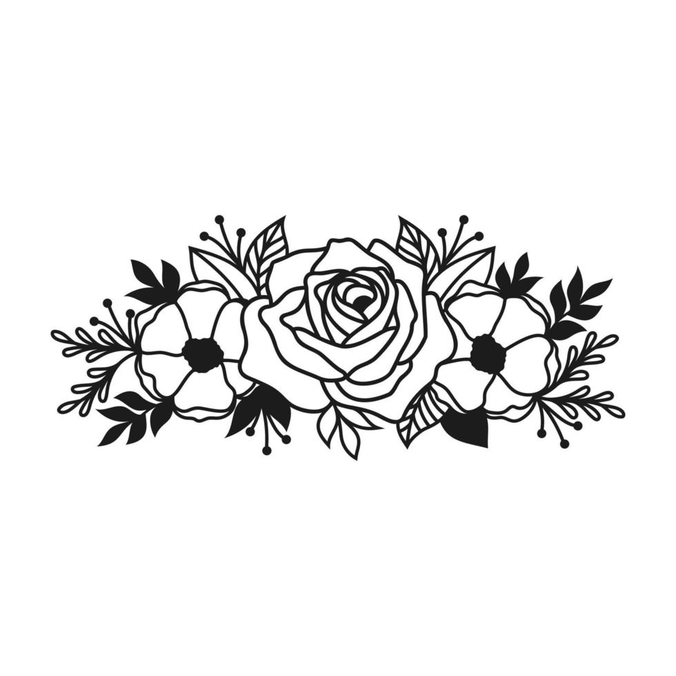 Flowers wedding design, Vector illustration, Eps10