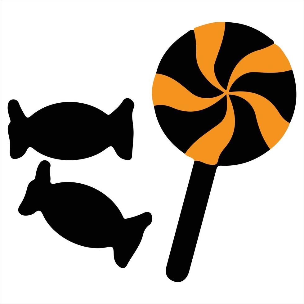 Halloween theme icon. Flat graphic design. Symbol on white background. Vector illustration.
