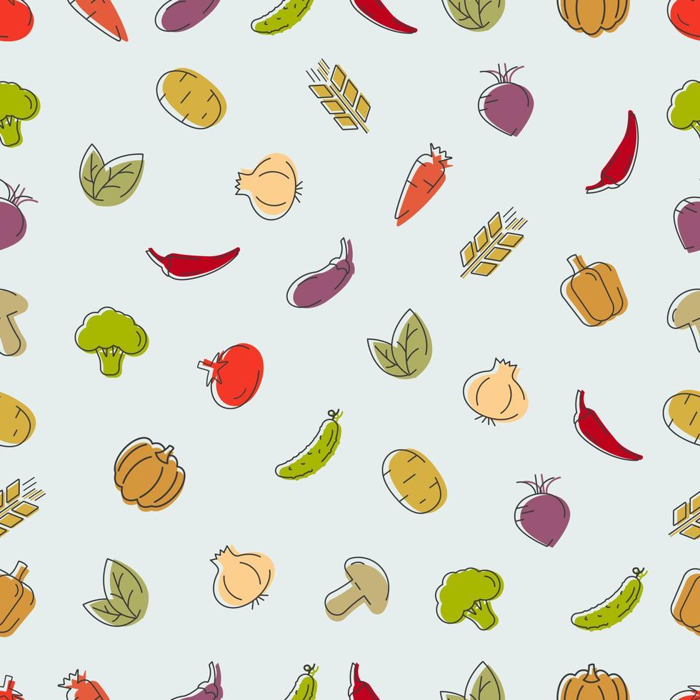 imagen perfecta de verduras, vector