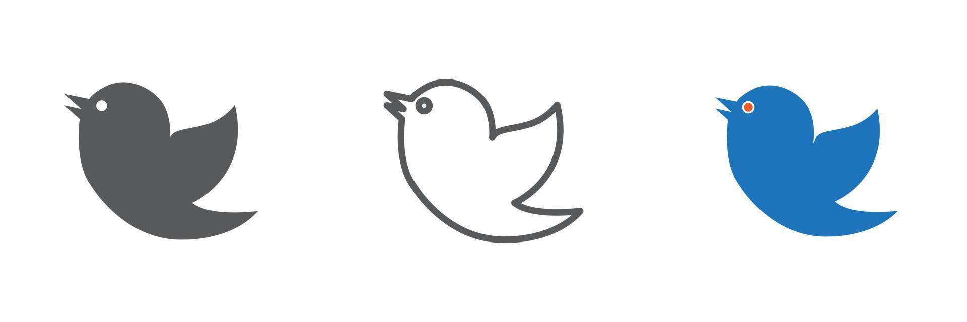 bird icon vector. bird icon vector illustration