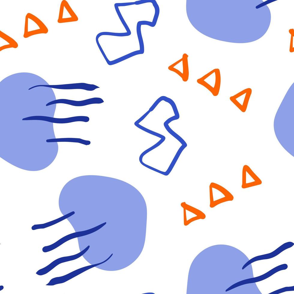 Cute trendy stylish abstract seamless pattern vector