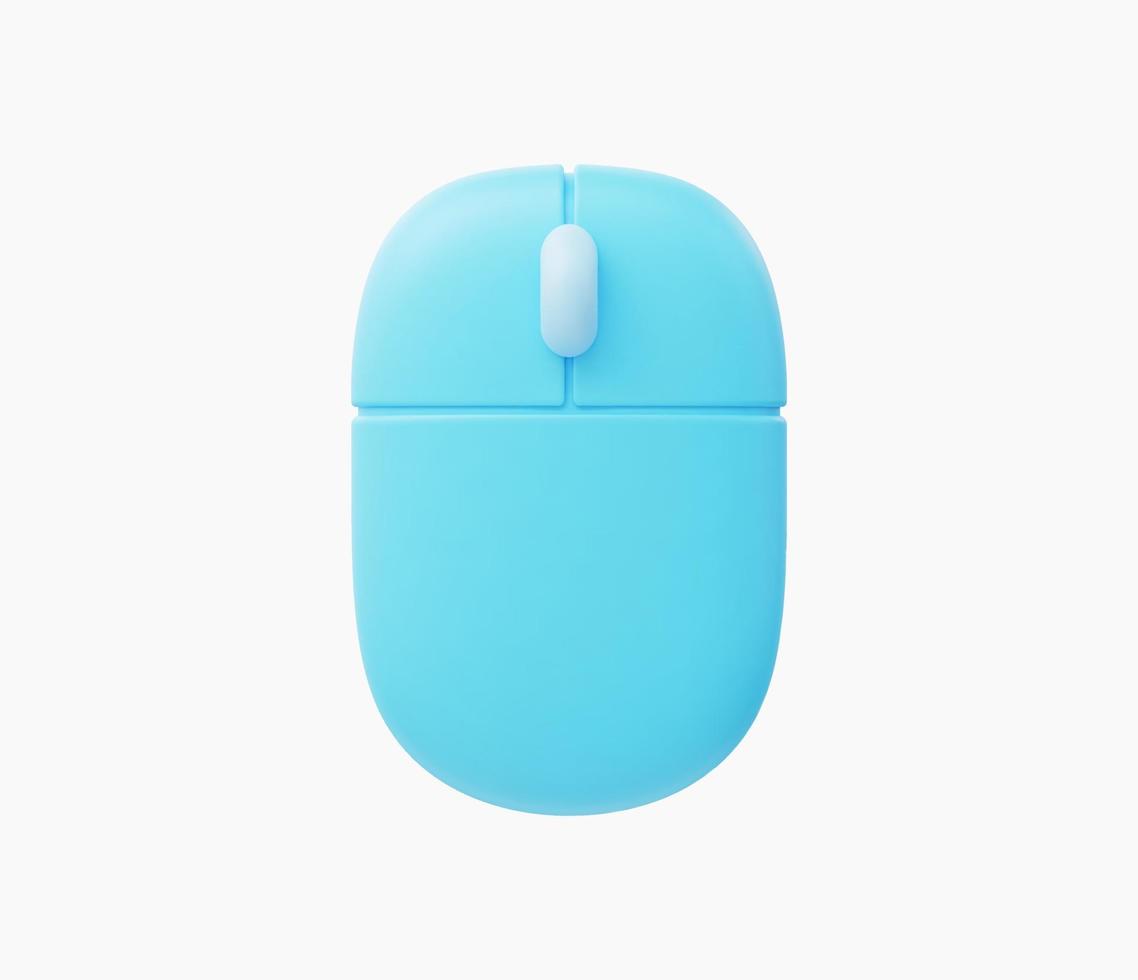 3d Realistic Computer mouse vector illustration.