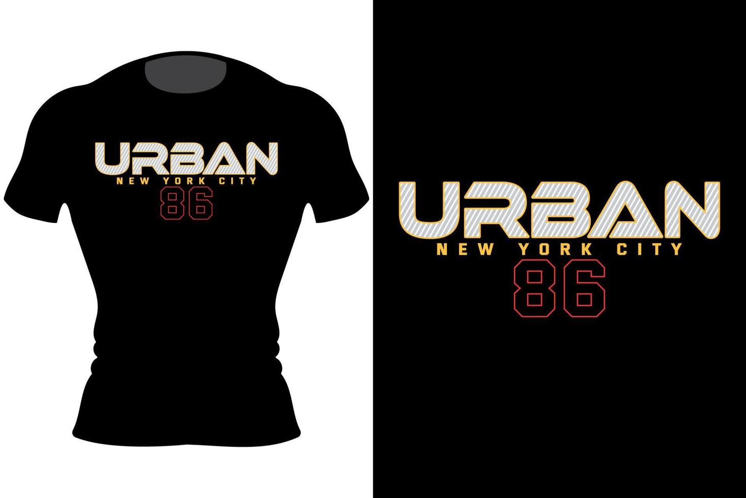 Urban New York City. Keep Work Never Quit Typography T-Shirt Design ...