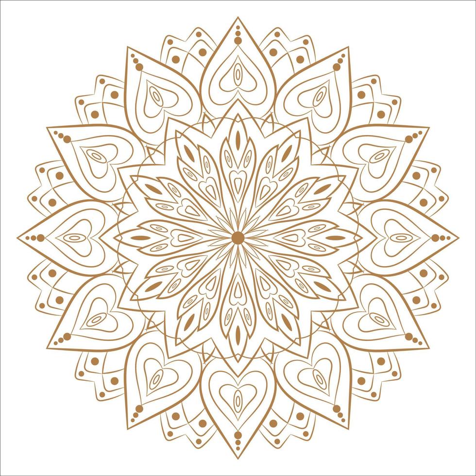 Mandala Vector Luxury Ornamental Art Pattern Design