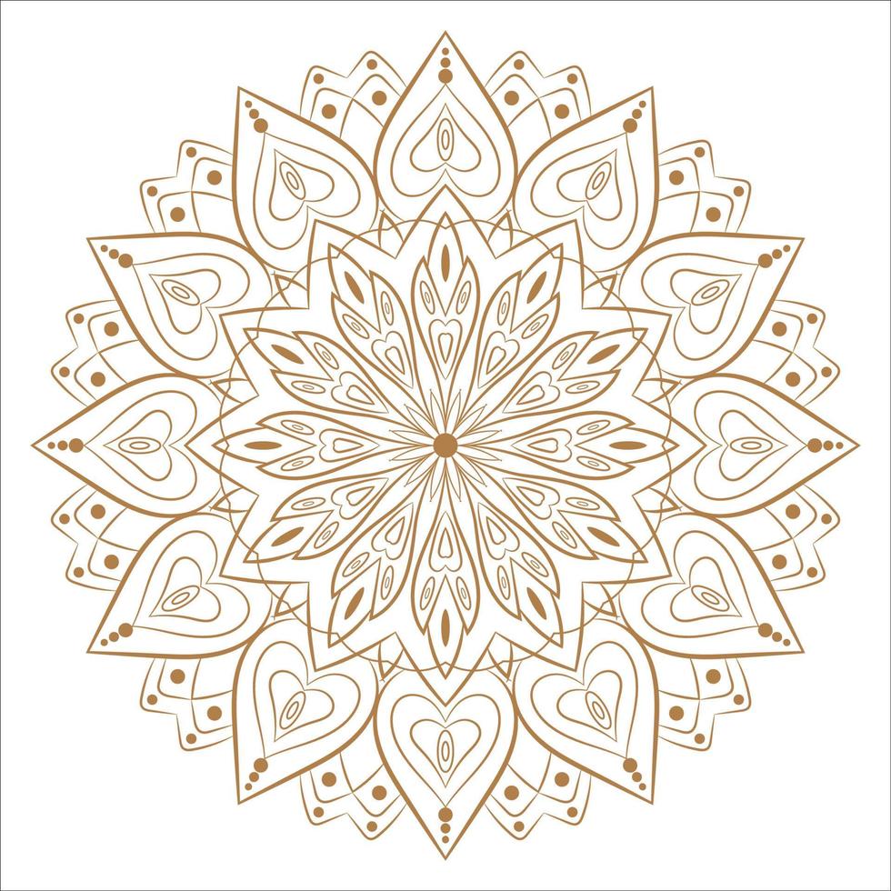 Mandala Vector Luxury Ornamental Art Pattern Design