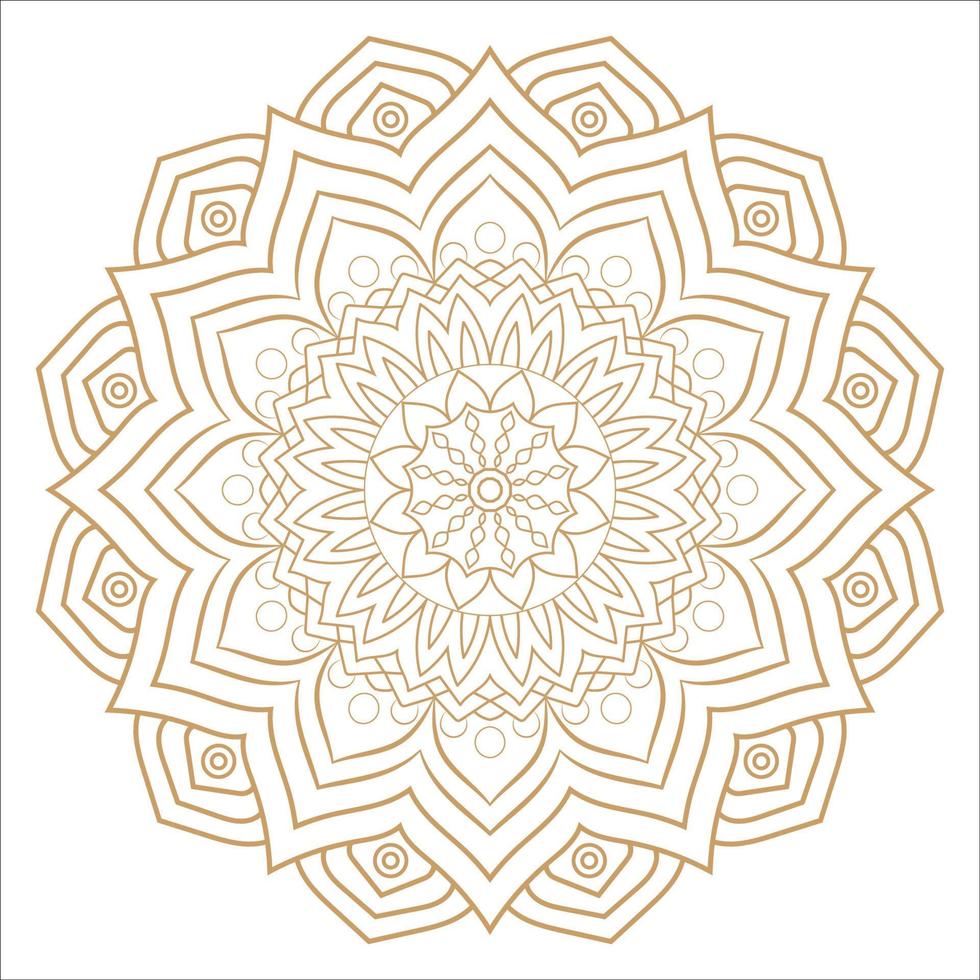 Mandala Vector Luxury Ornamental Art Pattern Design
