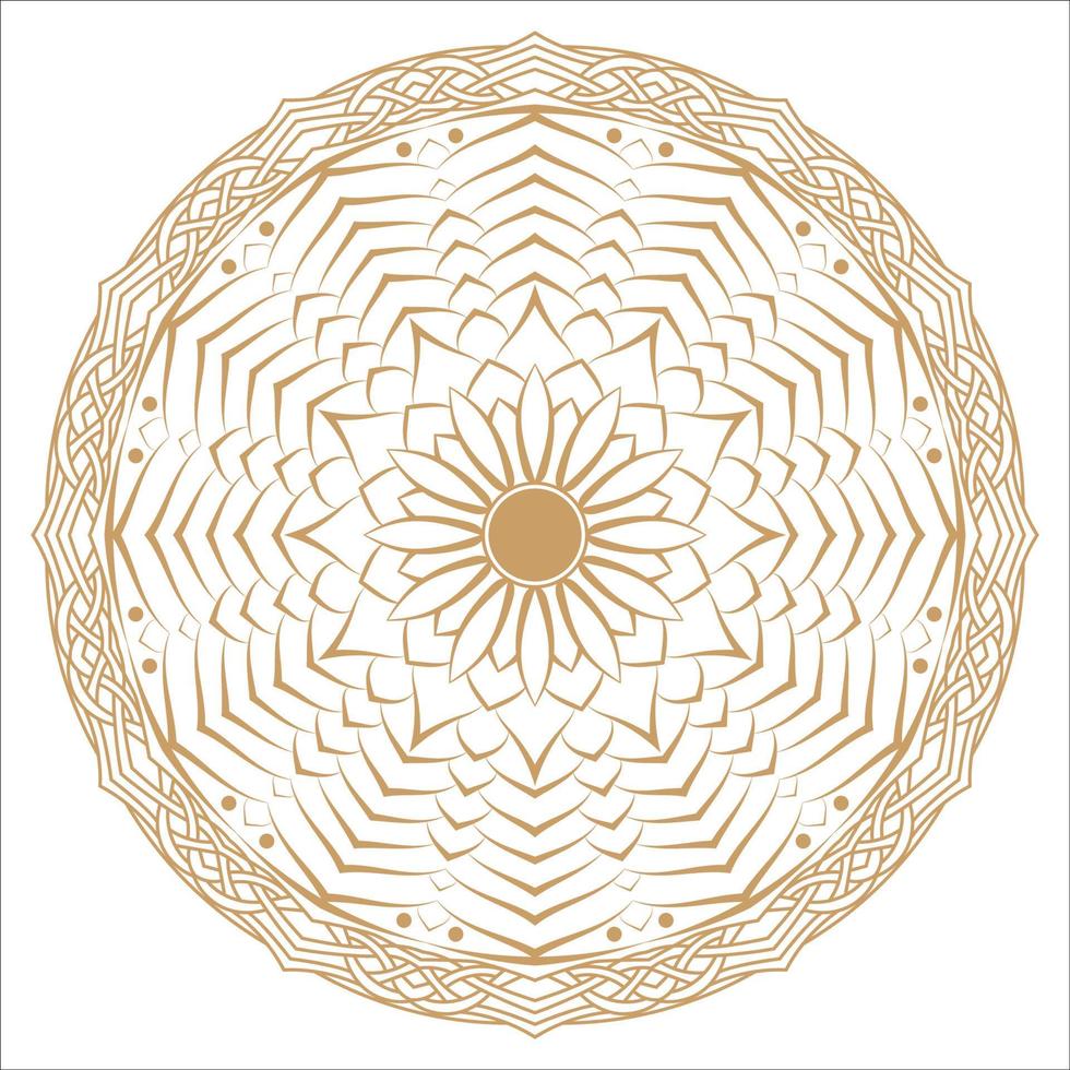 Mandala Vector Luxury Ornamental Art Pattern Design