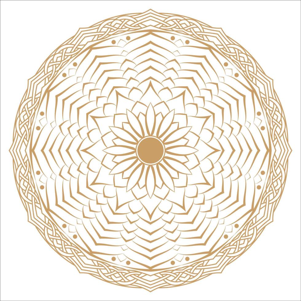 Mandala Vector Luxury Ornamental Art Pattern Design