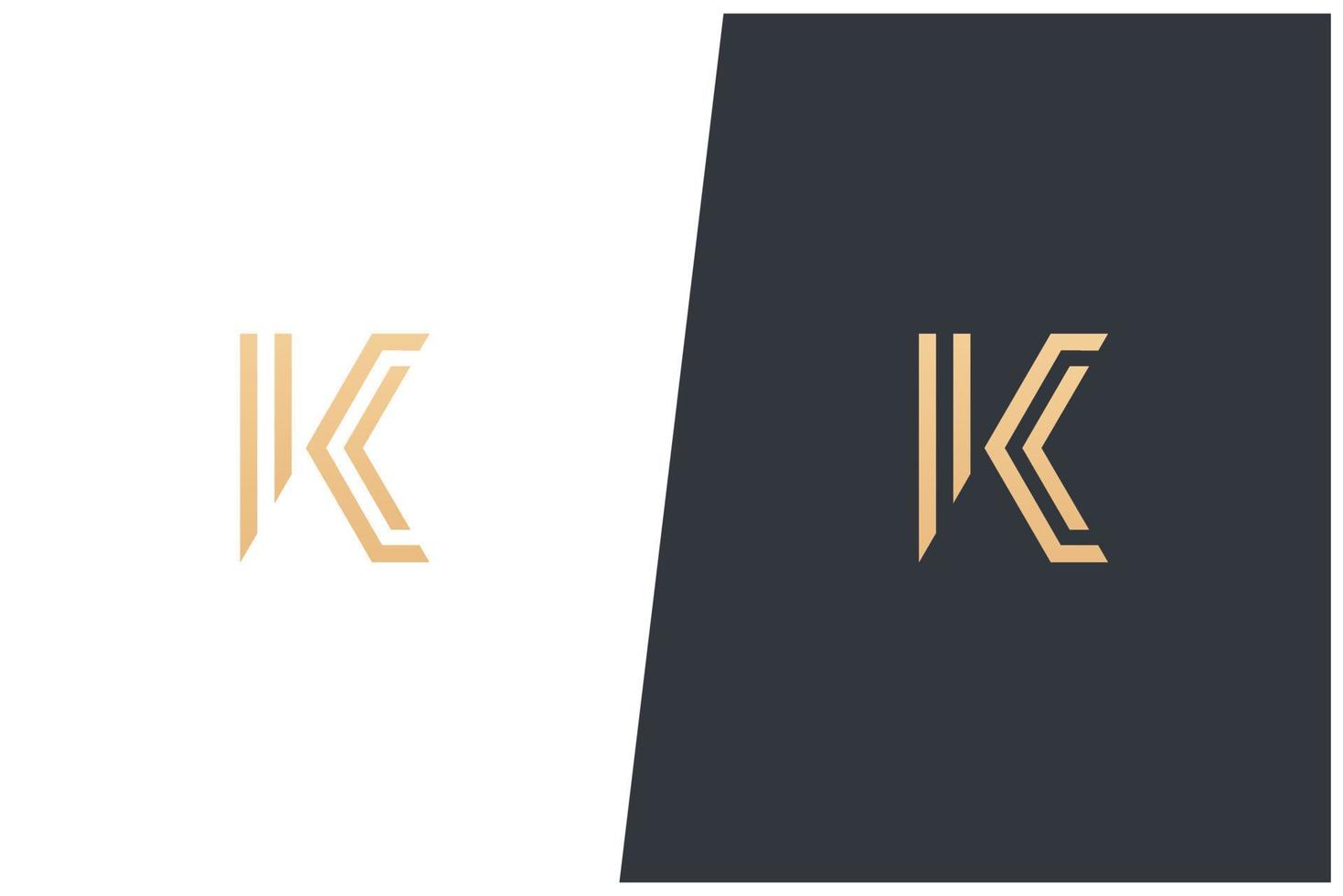 k carta logo vector concepto icono marca registrada. logotipo universal k marca