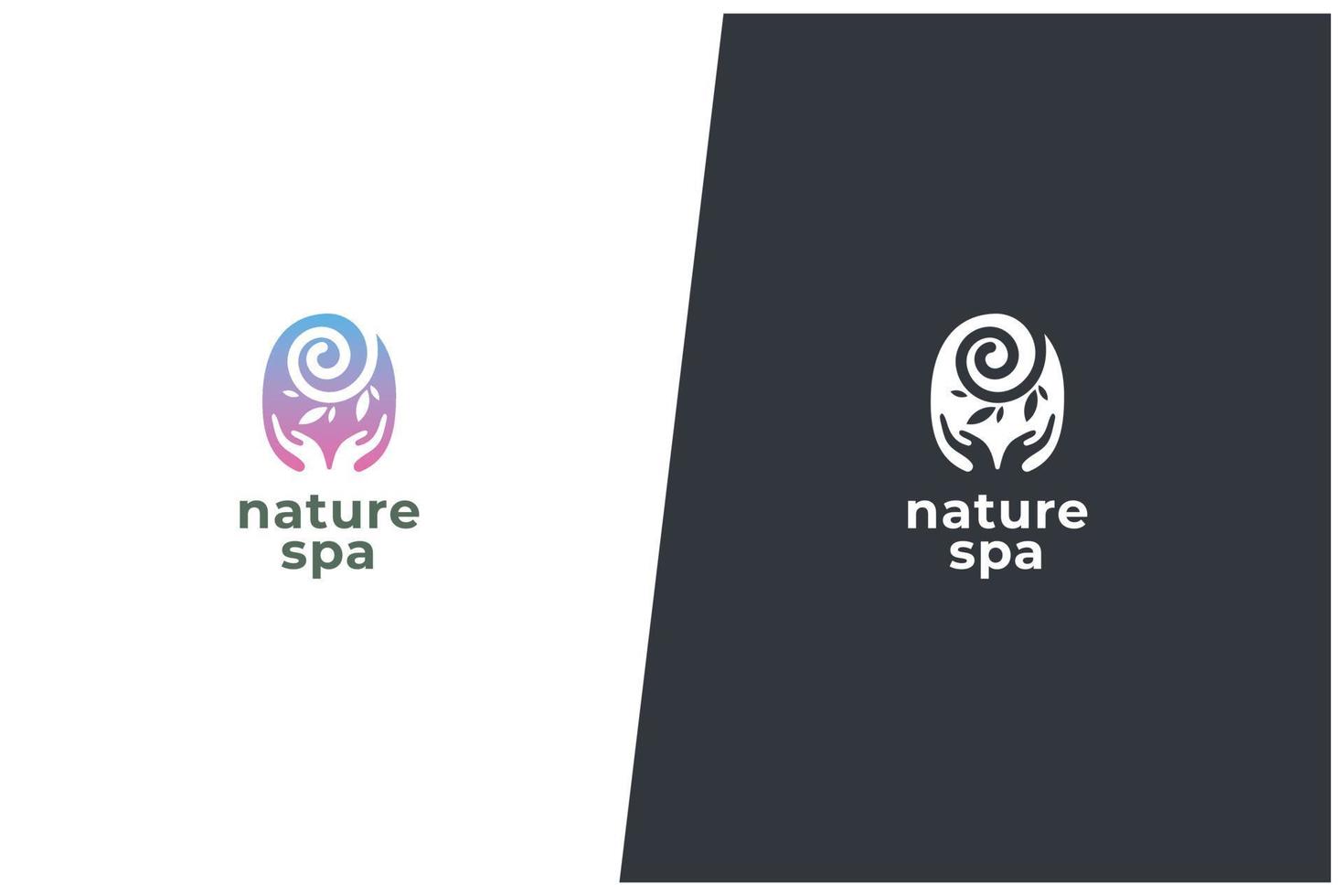 Health And Wellness Vector Logo Concept Design