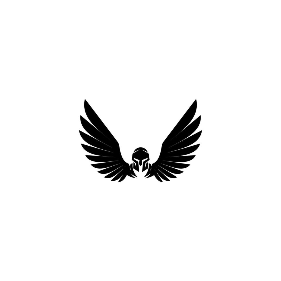 spartan with wings logo. can be used for company, icon, and others. vector