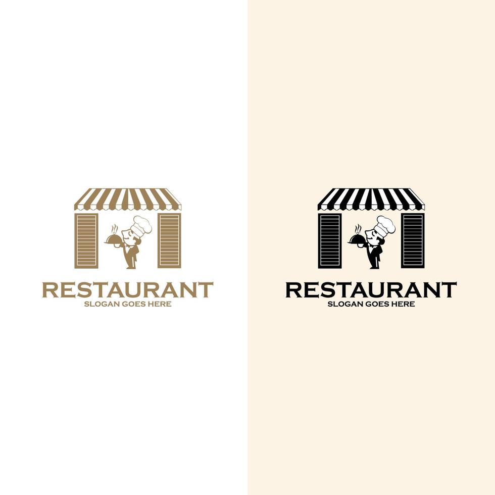 Resto Logo Template. suitable for company logo, print, digital, icon, apps, and other marketing material purpose. Resto logo set vector