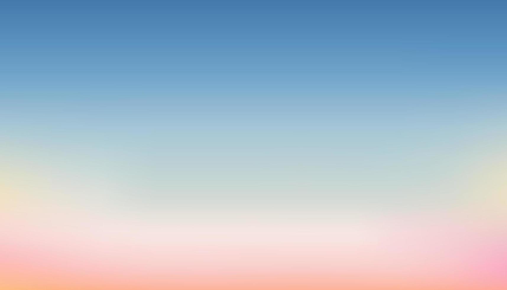 Vector Morning sky, Horizon Spring sky scape in blue,yellow, pink colour,Backdrop illustration nature sky in sunny day Summer, Horizon Natural banner background for World environment day,Earth day