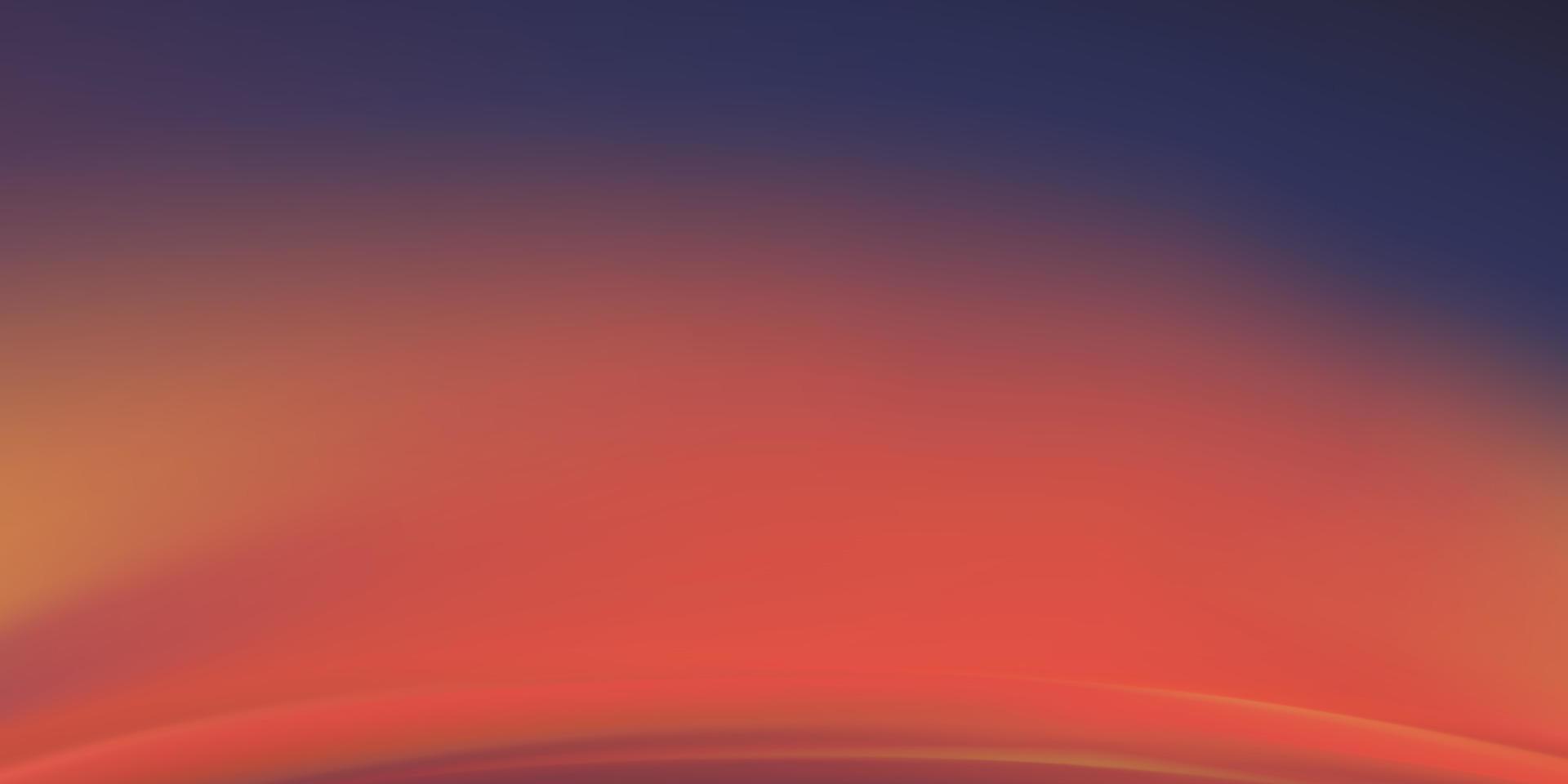 Sunset dusk sky in evening with orange, yellow and purple colour, Dramatic  twilight landscape with dark blue sky,Vector horizon backdrop banner  beautiful Natural Sunrise for Spring, Summer background 9880307 Vector Art  at