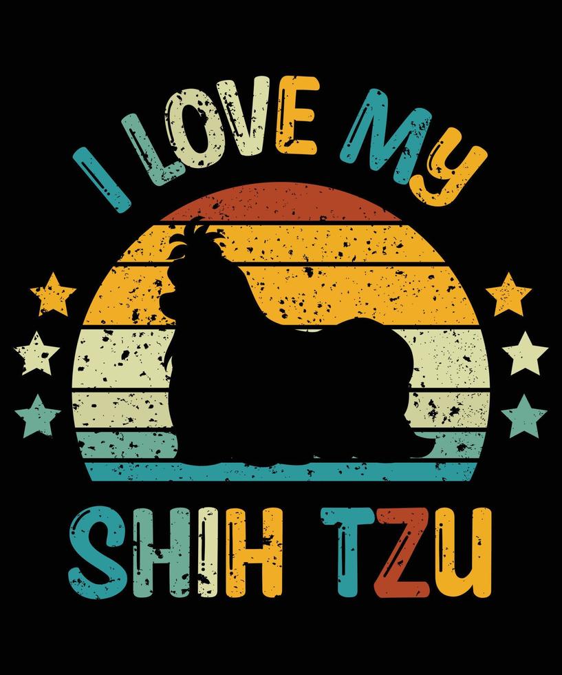 I Love My Shitzu T Shirt Gift For Dog Lover Shirt I Love My Shitzu T Shirt Gift For Dog Lover Shirt