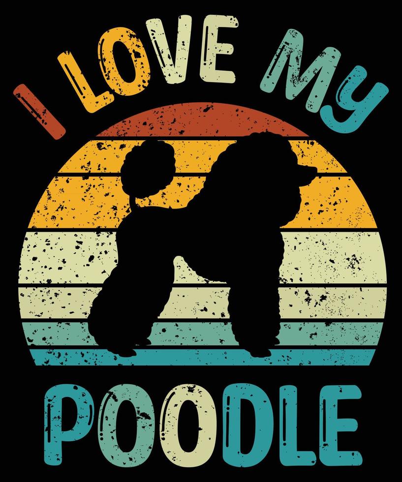 Vintage Poodle T Shirt Funny Poodle Gift Gift For Dog Lover Vintage Poodle T Shirt Funny Poodle Gift Gift For Dog Lover