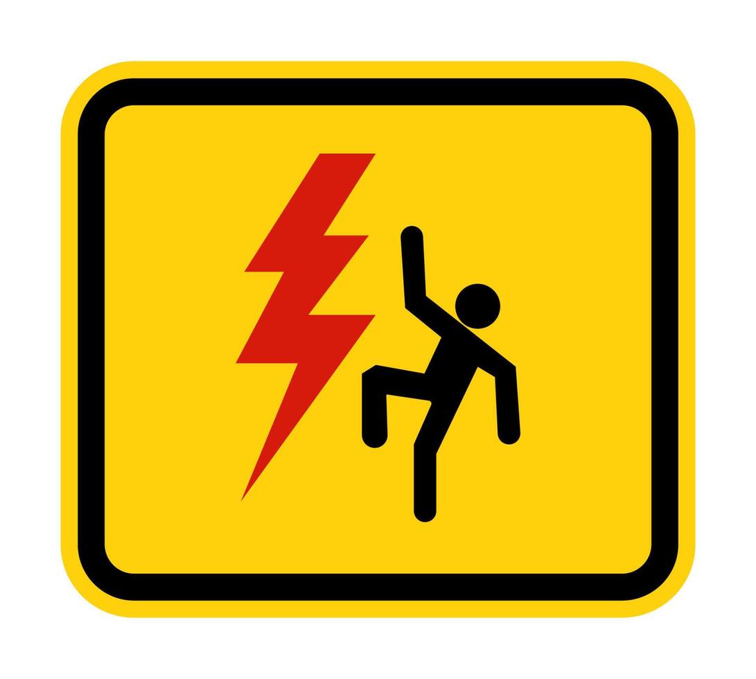 High Voltage Black Icon,High Voltage Overhead Isolated On White Background vector