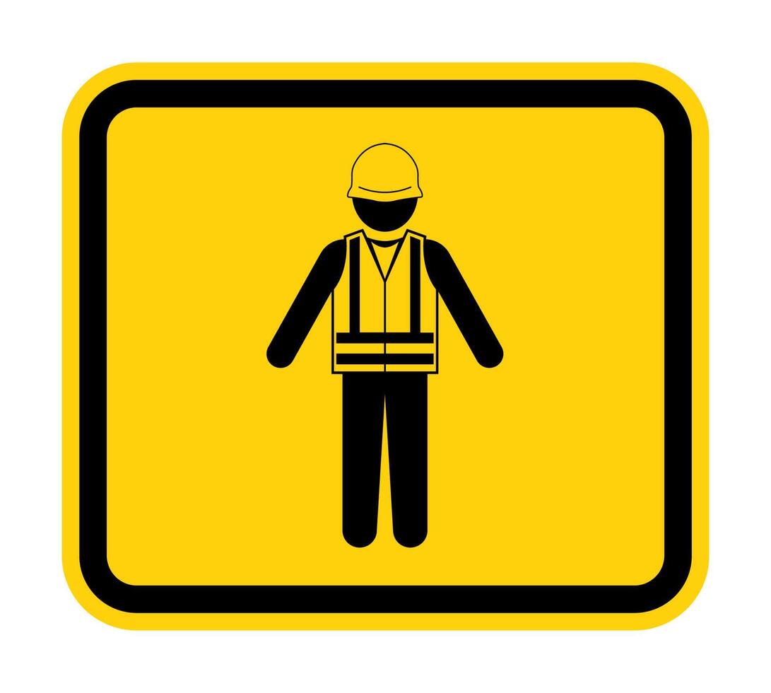Symbol Wear Life Jacket Isolate On White Background vector