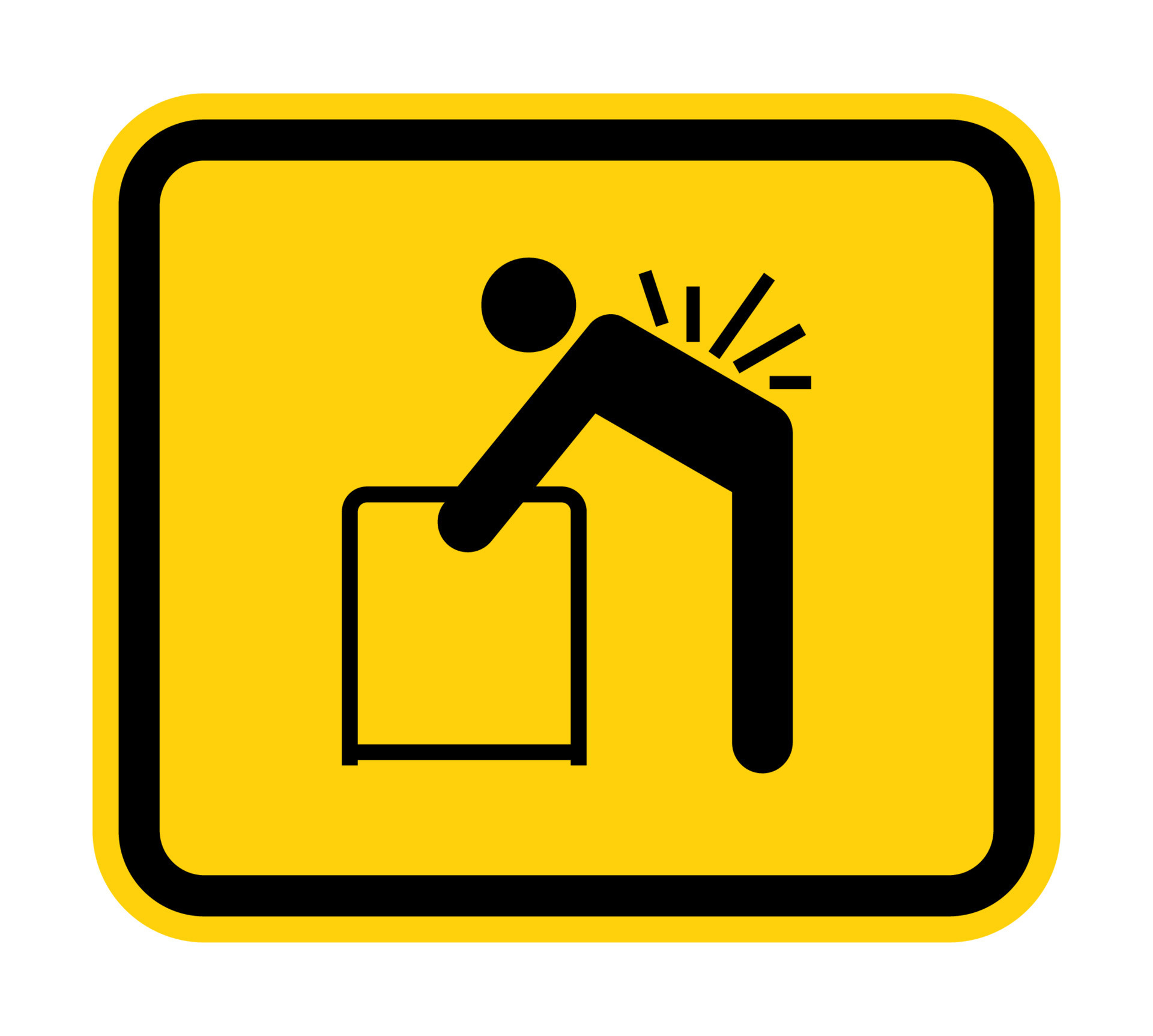Lifting Hazard May Result In Injury See Safety Manual For Lifting