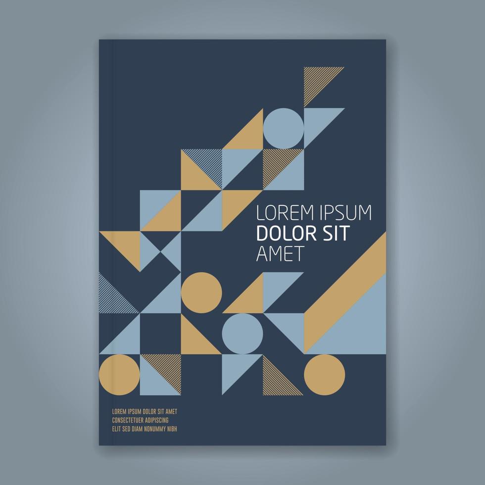 minimal geometric shapes design background for business annual report book cover brochure flyer poster vector