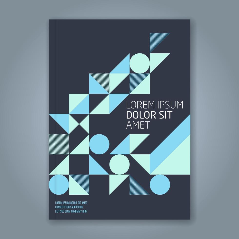 minimal geometric shapes design background for business annual report book cover brochure flyer poster vector
