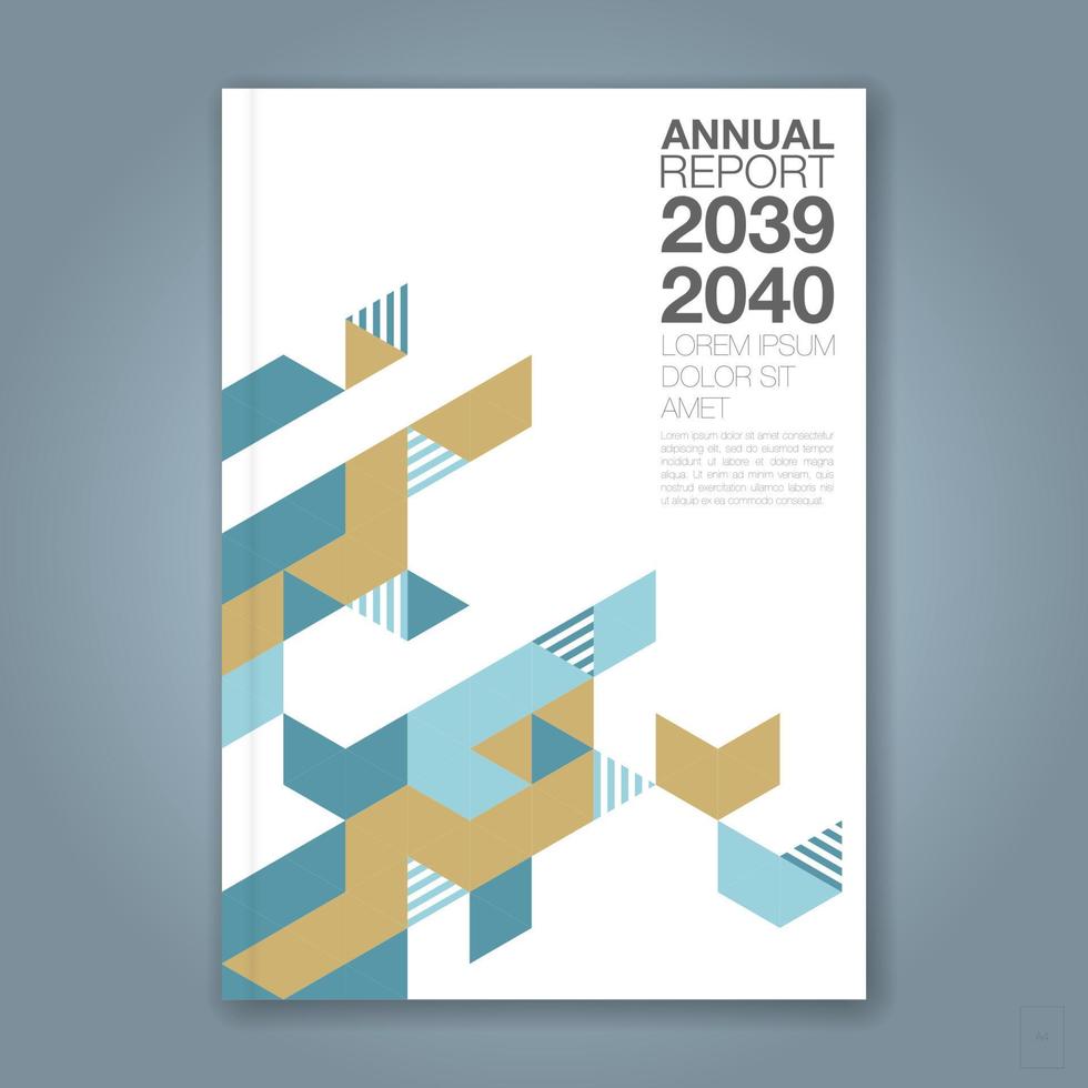 minimal geometric shapes design background for business annual report book cover brochure flyer poster vector