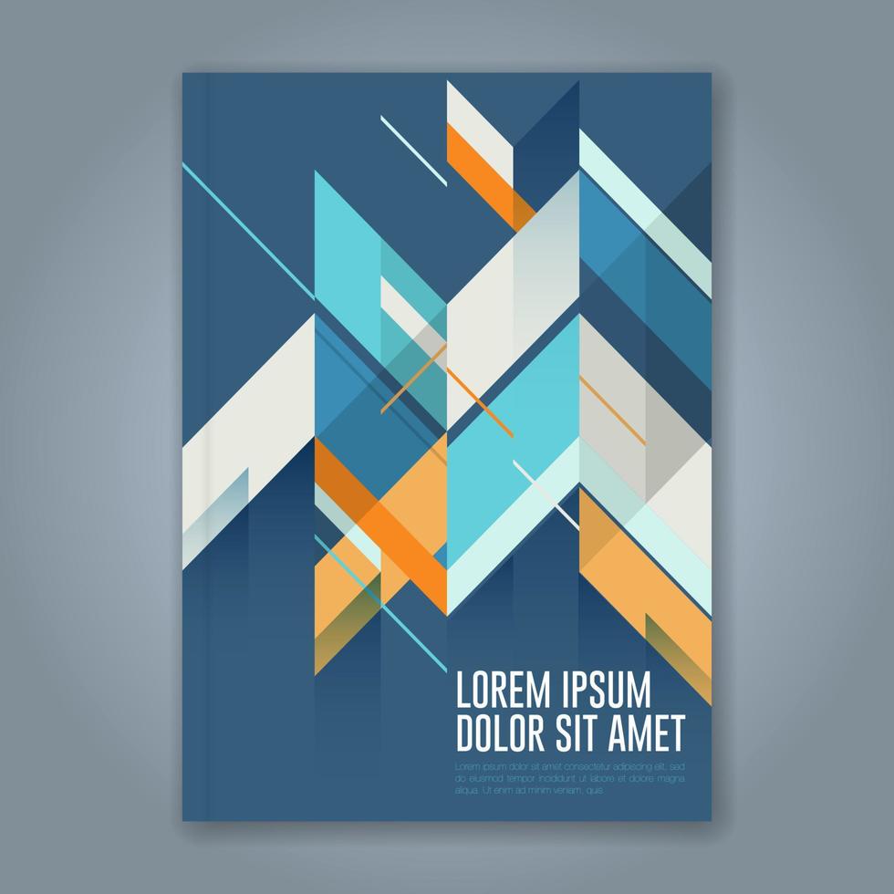 minimal geometric shapes design background for business annual report book cover brochure flyer poster vector