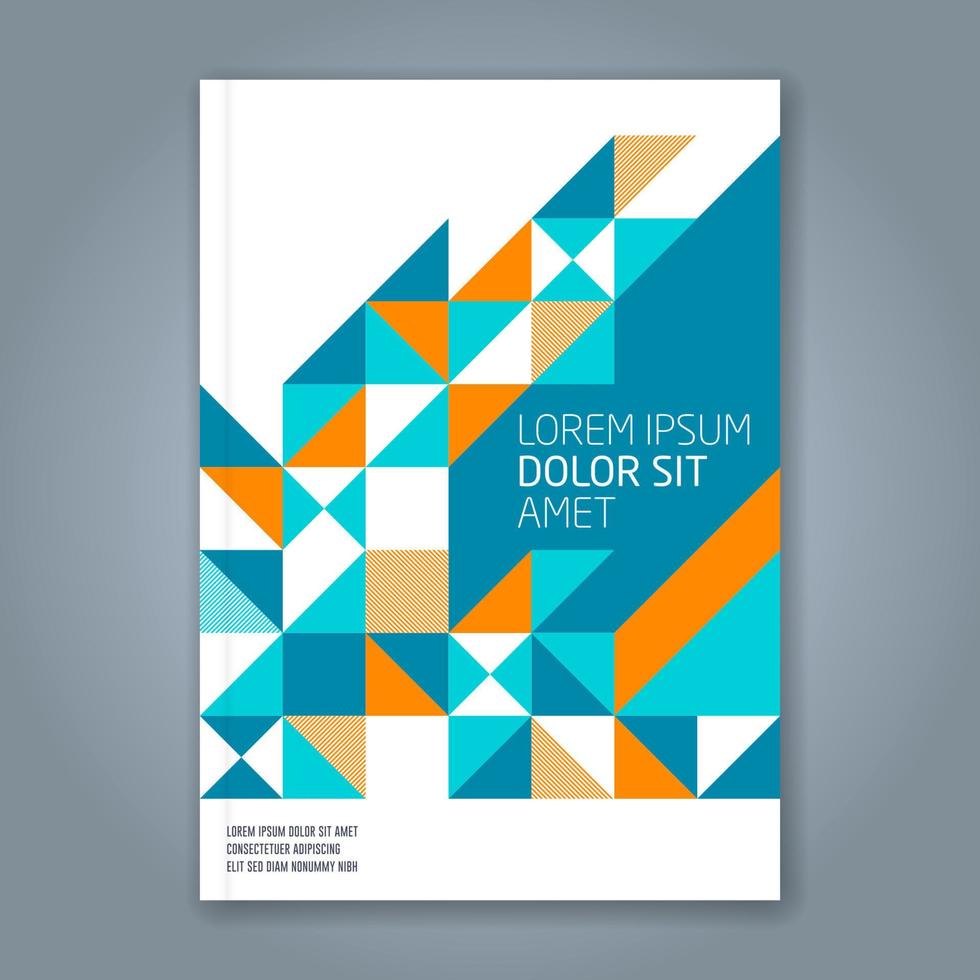minimal geometric shapes design background for business annual report book cover brochure flyer poster vector