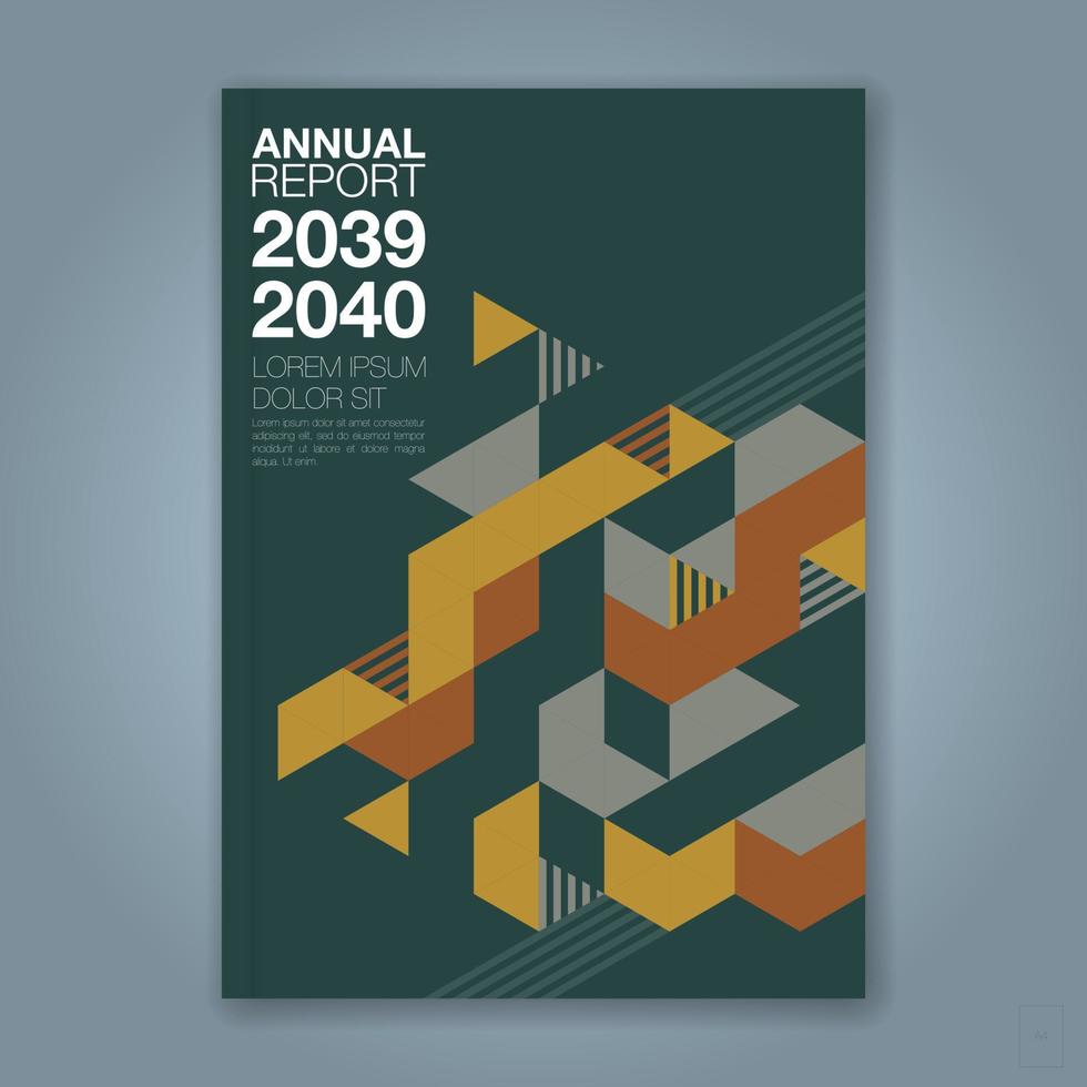 minimal geometric shapes design background for business annual report book cover brochure flyer poster vector