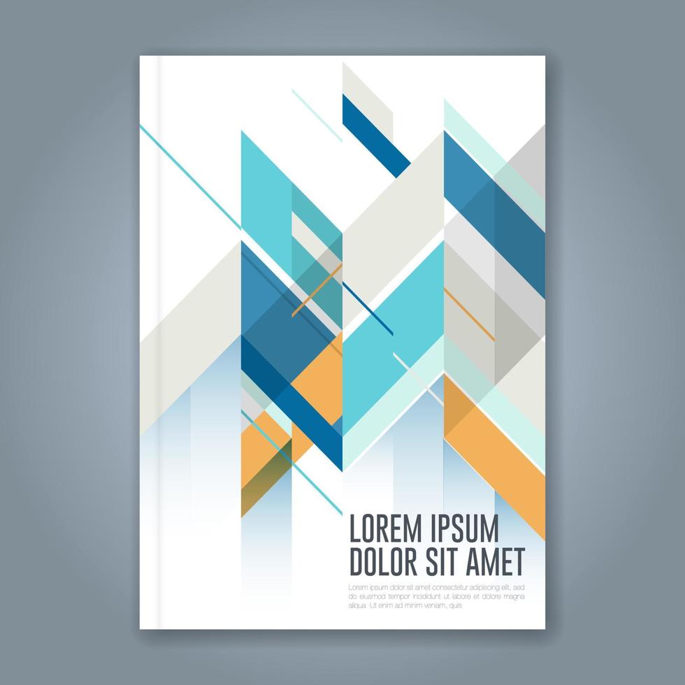 minimal geometric shapes design background for business annual report book cover brochure flyer poster vector