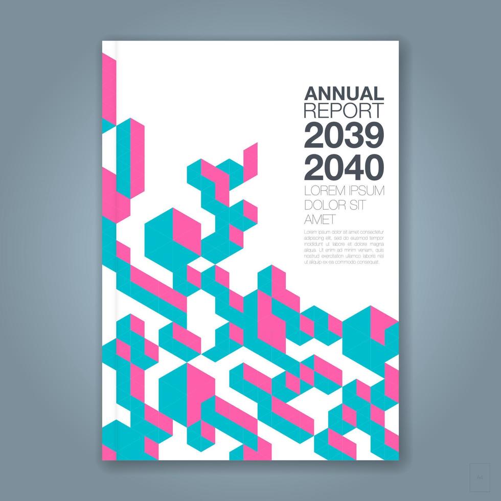 minimal geometric shapes design background for business annual report book cover brochure flyer poster vector