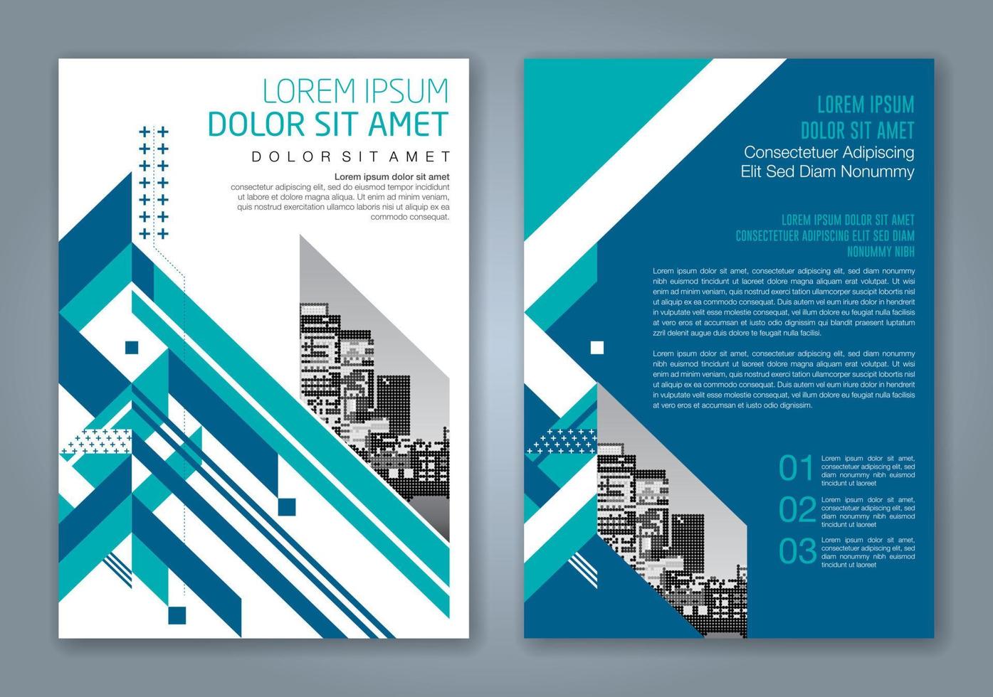 minimal geometric shapes design background for business annual report book cover brochure flyer poster vector