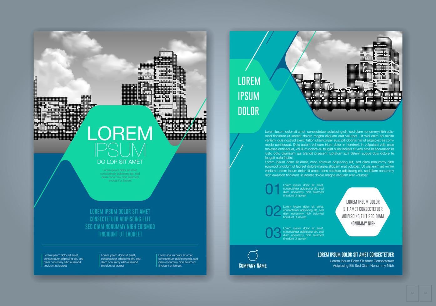 fondo de diseño de formas geométricas mínimas para informe anual de negocios portada de libro folleto folleto cartel vector