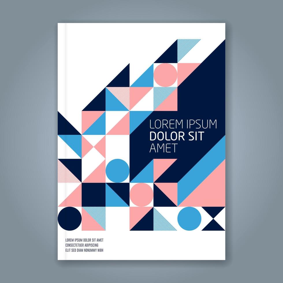 minimal geometric shapes design background for business annual report book cover brochure flyer poster vector