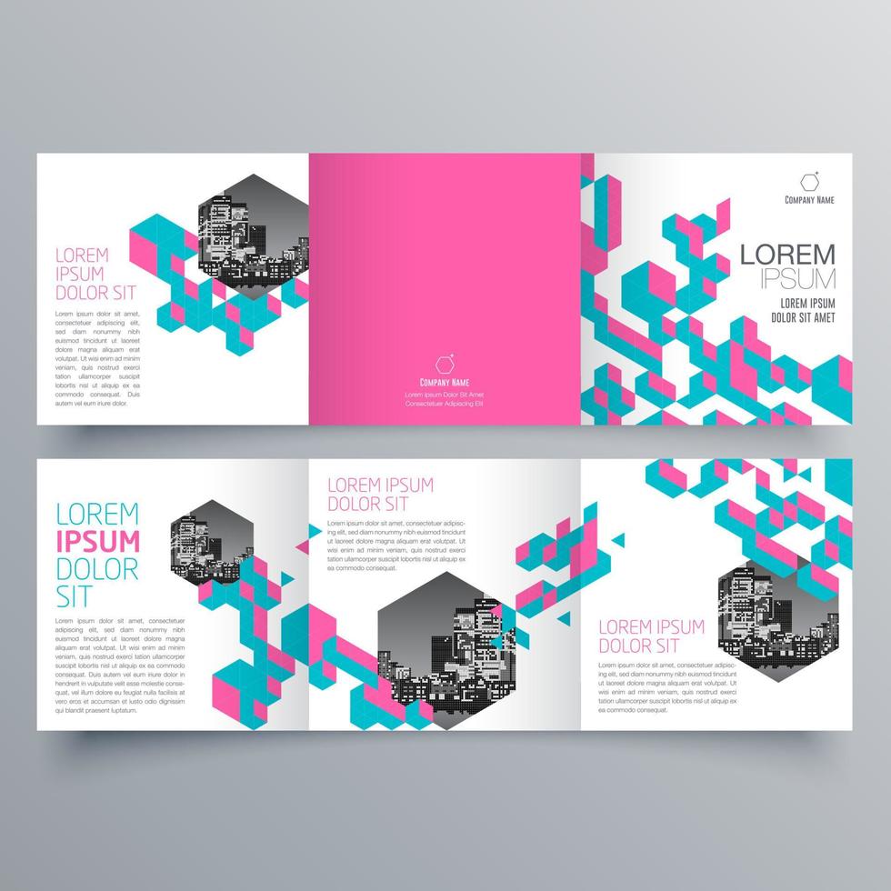 Brochure design 466 vector