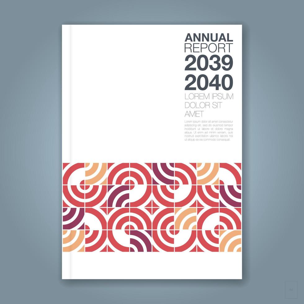 minimal geometric shapes design background for business annual report book cover brochure flyer poster vector