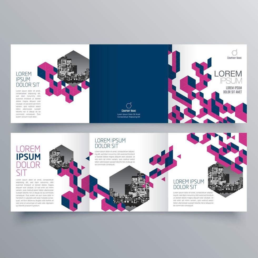 Brochure design 466 vector