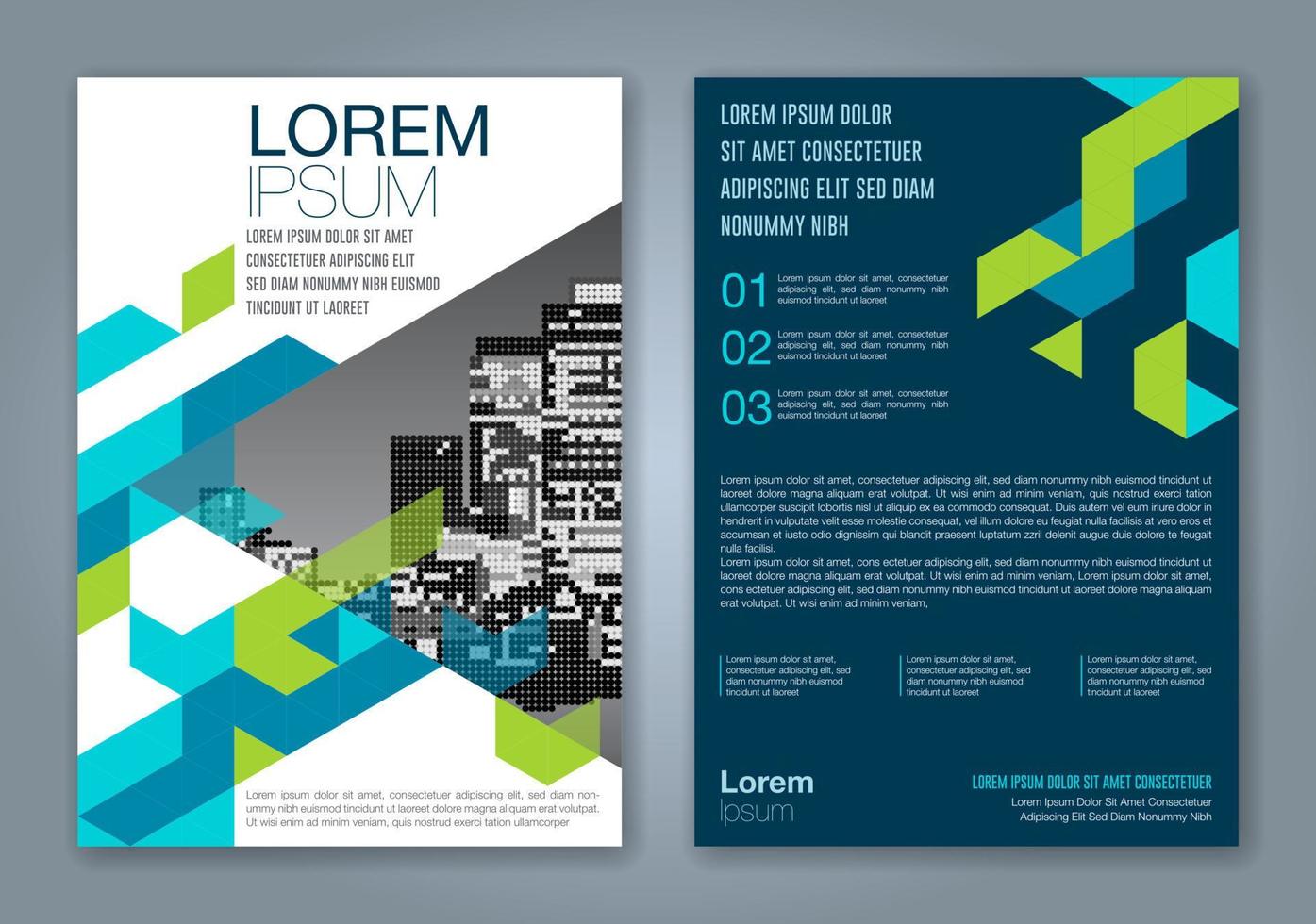 fondo de diseño de formas geométricas mínimas para informe anual de negocios portada de libro folleto folleto cartel vector