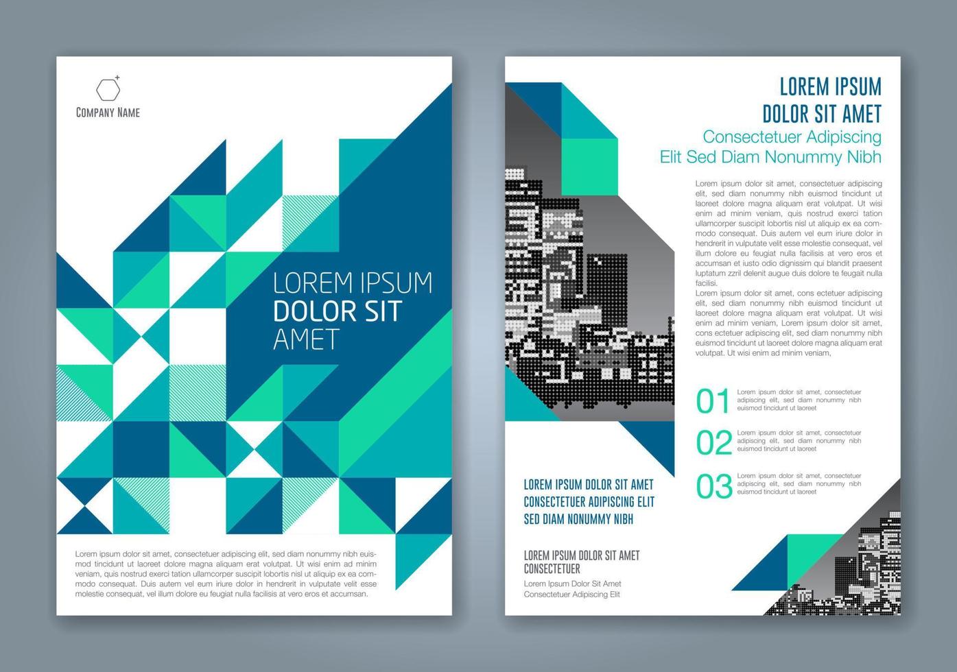 fondo de diseño de formas geométricas mínimas para informe anual de negocios portada de libro folleto folleto cartel vector