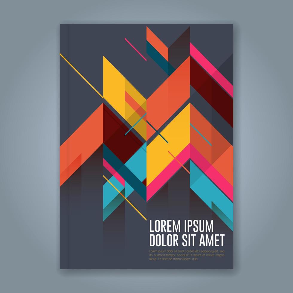 minimal geometric shapes design background for business annual report book cover brochure flyer poster vector