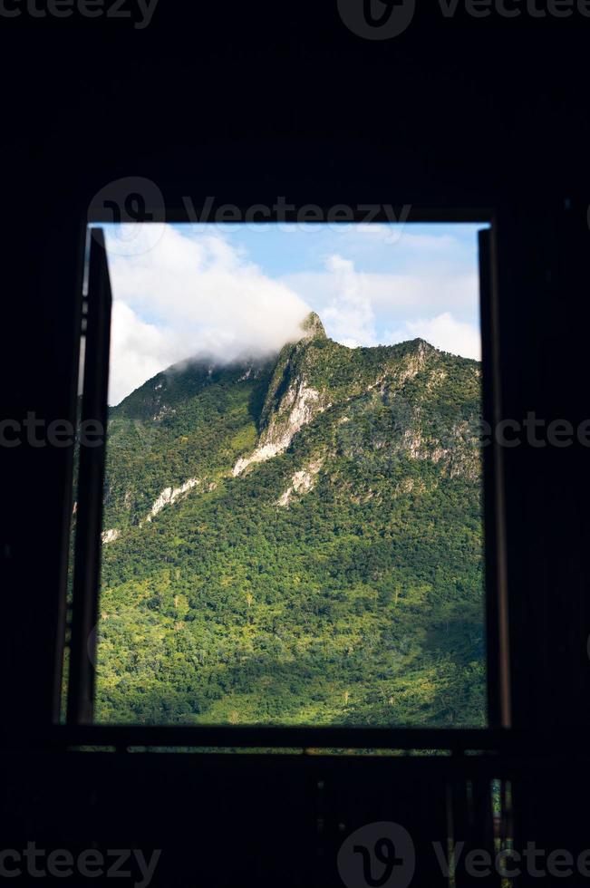 Green mountain view at Chiang Dao photo