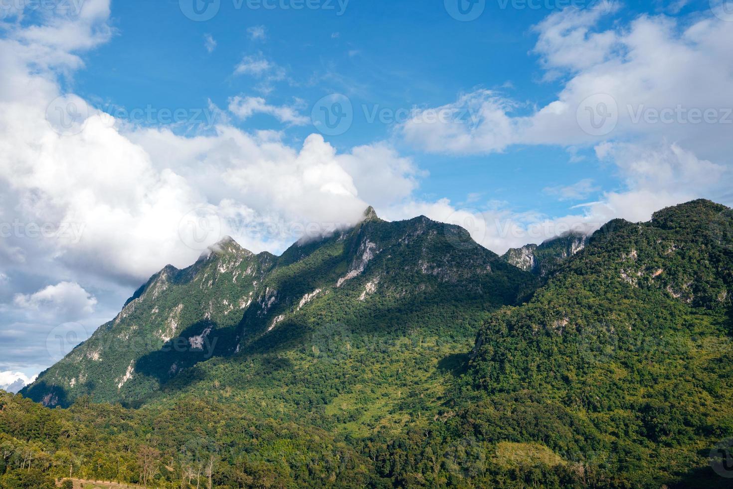 Green mountain view at Chiang Dao photo
