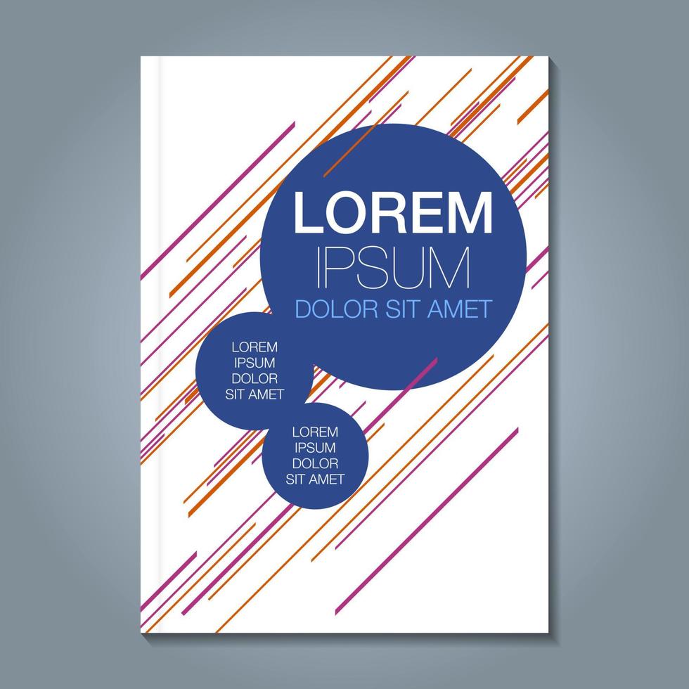 minimal geometric shapes design background for business annual report book cover brochure flyer poster vector