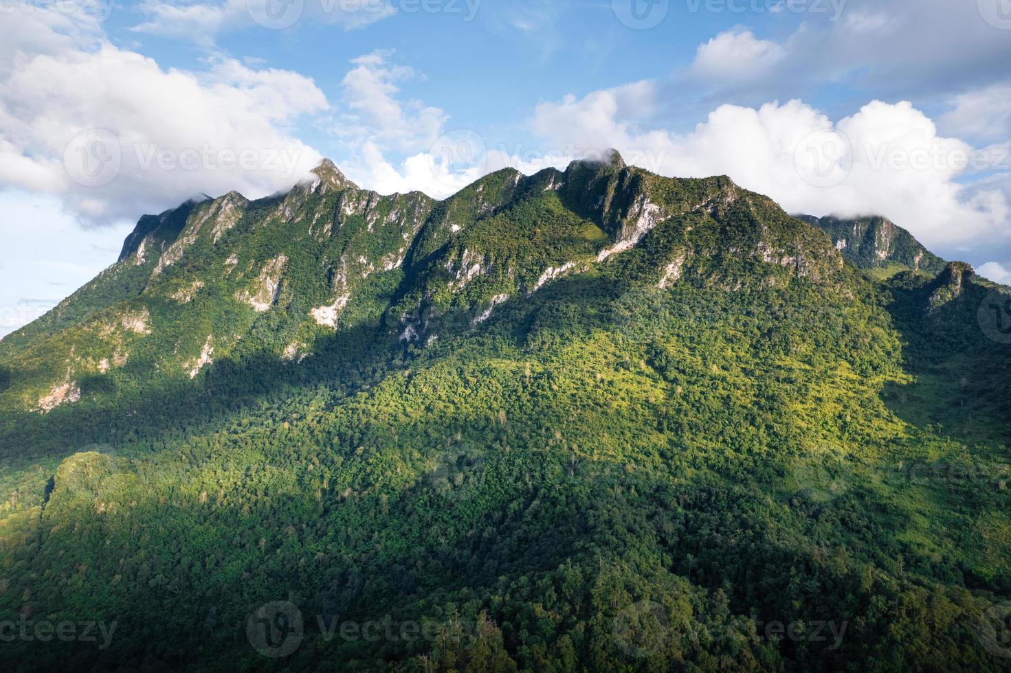 Green mountain view at Chiang Dao photo