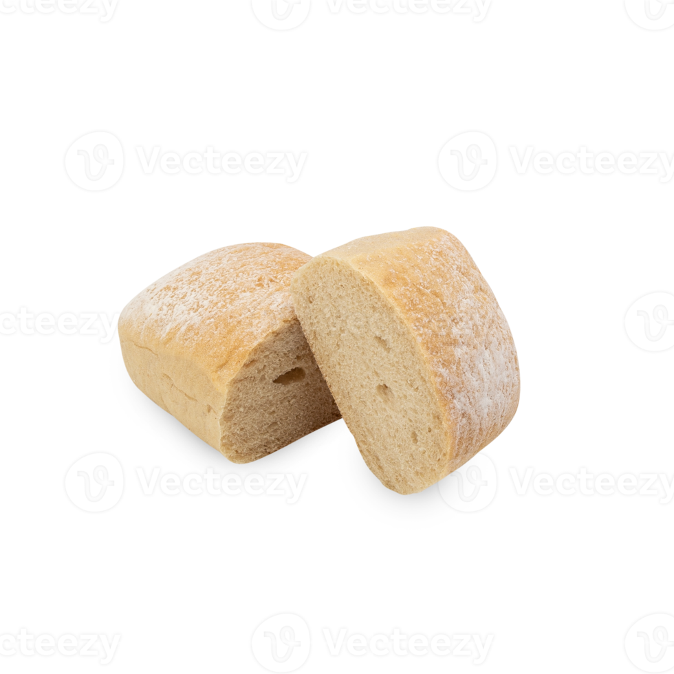 Ciabatta Bread cutout, Png file