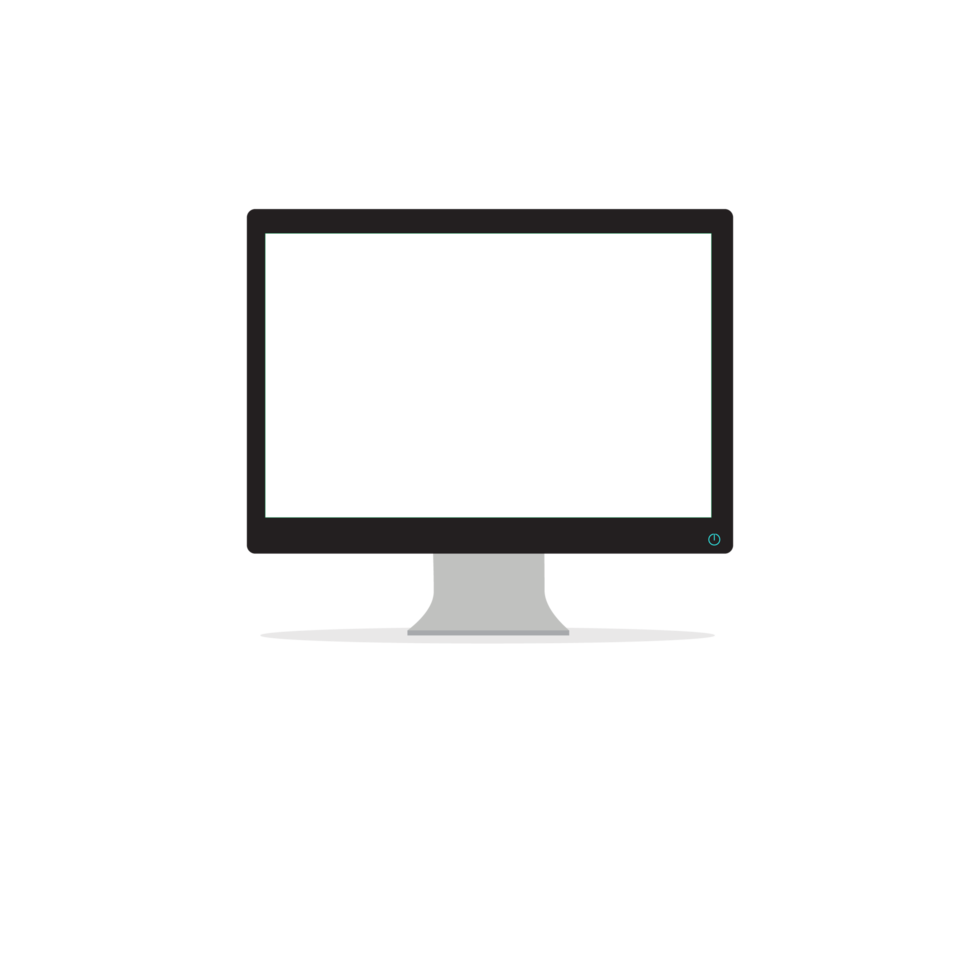 computer on transparent background png