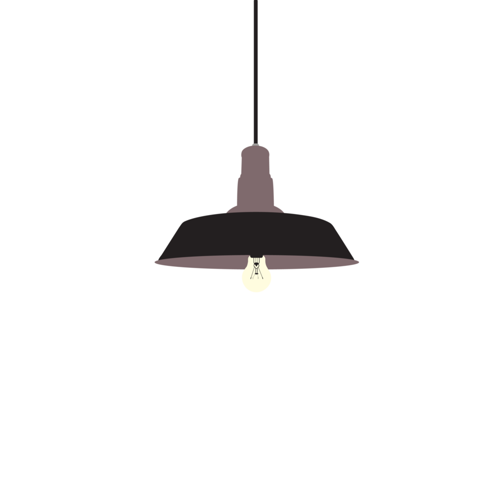 ceiling lamp on transparent background png