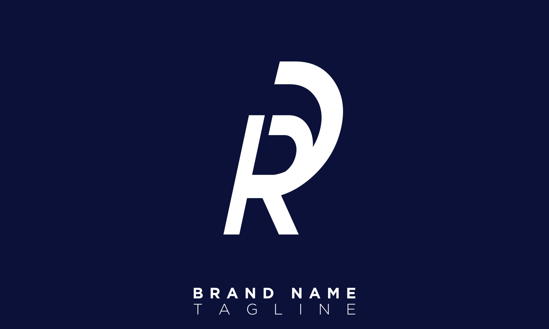 Alphabet letters Initials monogram logo RD, DR, R and D 9885339 Vector