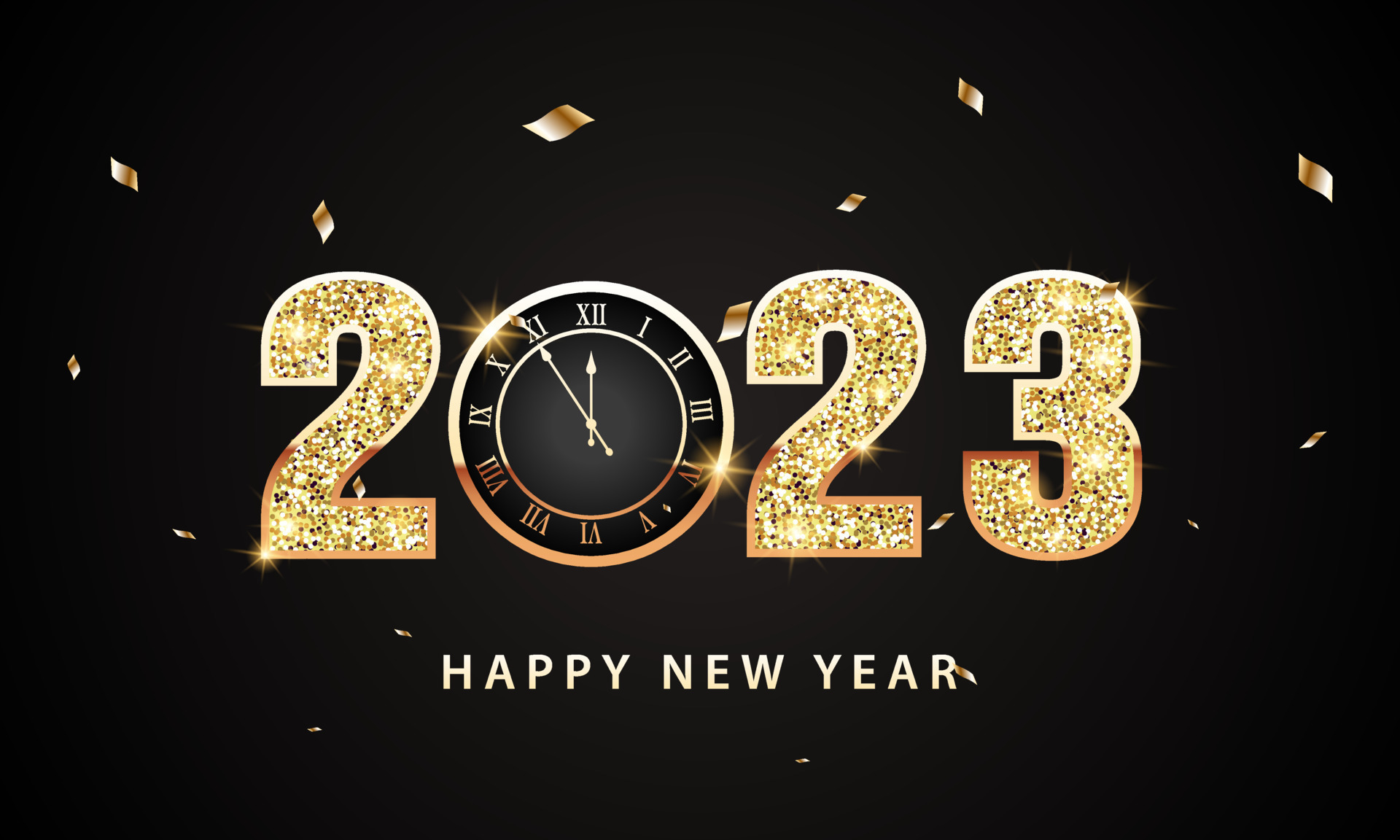 2023 Happy New Year Background Design. Greeting Card, Banner, Poster.  Vector Illustration. 9885639 Vector Art at Vecteezy